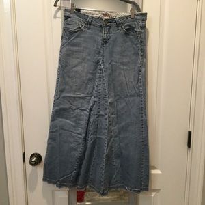 Vanity jean skirt